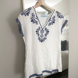 Solitaire Swim Cover Up Top